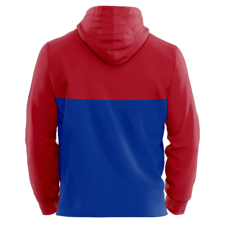 Edmonton Oil Kings Bardown Sports Splash Red & Blue Hoodie