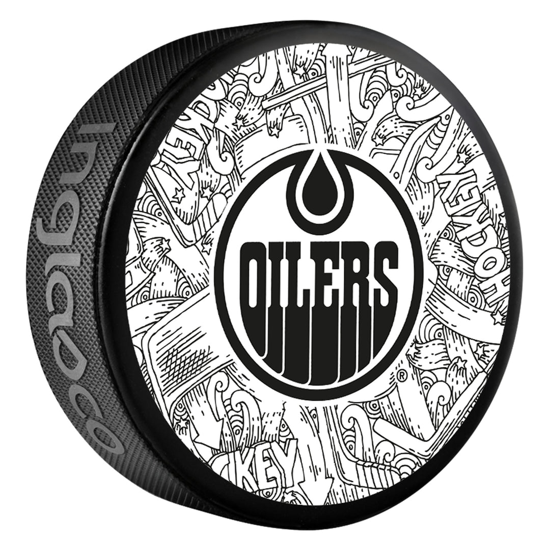 Edmonton Oilers Coloring Book Puck