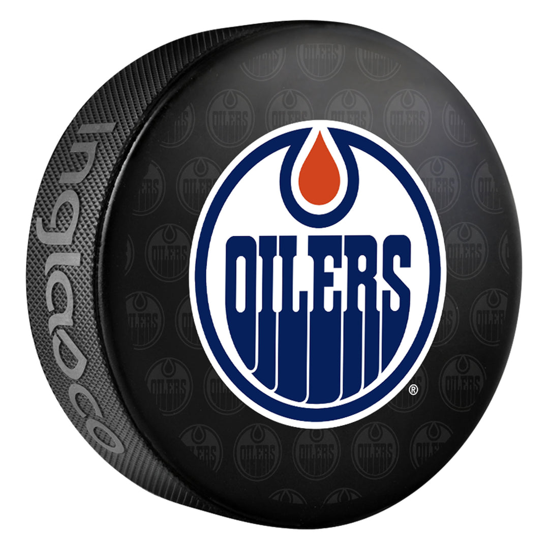 Edmonton Oilers Clear Edition Puck