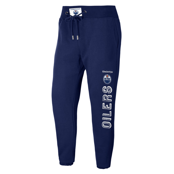 Edmonton Oilers Women's WEAR by Erin Andrews Royal French Terry Pants/Joggers