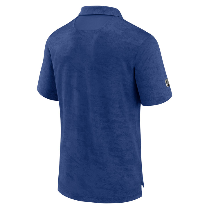 Edmonton Oilers Fanatics Authentic Pro Blue & Orange Polo