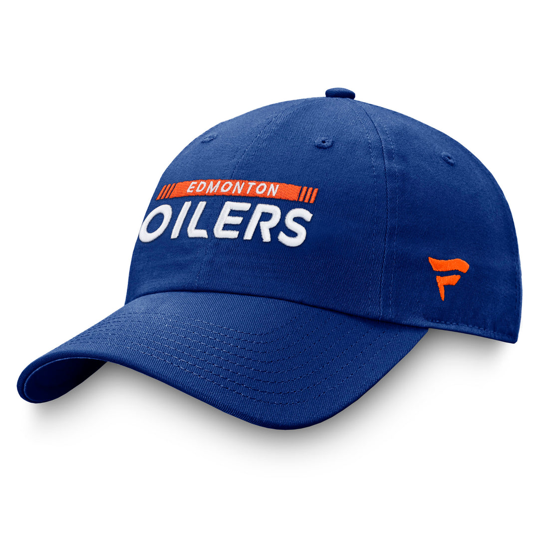 Edmonton Oilers Fanatics Navy Snapbuckle Authentic Pro Adjustable Hat