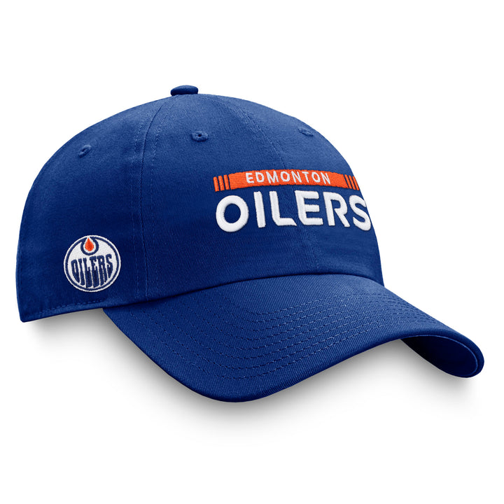 Edmonton Oilers Fanatics Navy Snapbuckle Authentic Pro Adjustable Hat