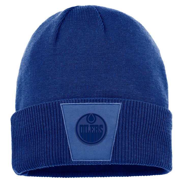 Edmonton Oilers Fanatics Cobalt Authentic Pro Cuffed Toque/Beanie