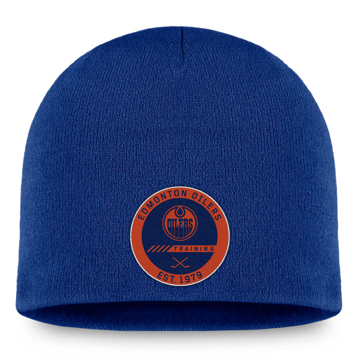 Edmonton Oilers Fanatics Navy Authentic Pro Training Camp Toque/Beanie