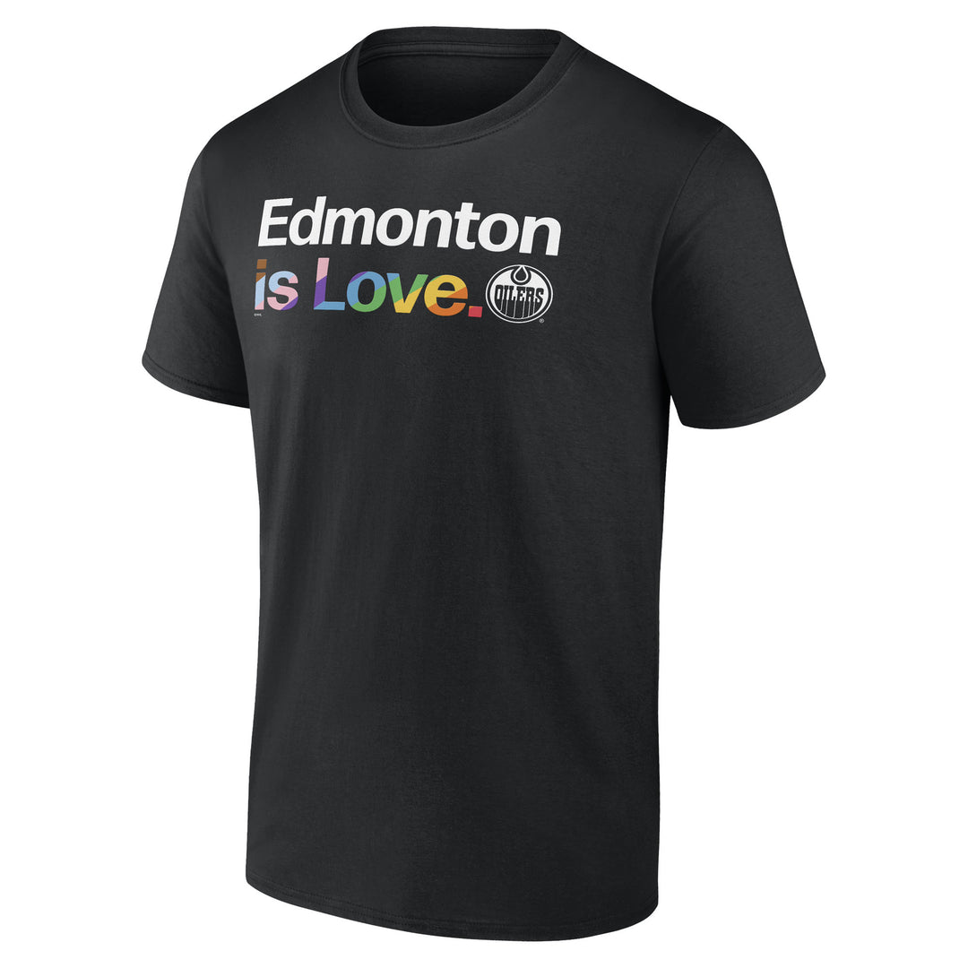 Edmonton Oilers Fanatics City Pride Black T-Shirt