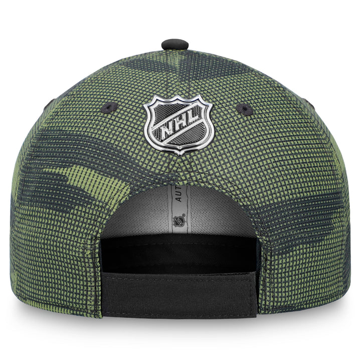 Edmonton Oilers Fanatics Camo Authentic Pro Military Appreciation Night Adjustable Hat