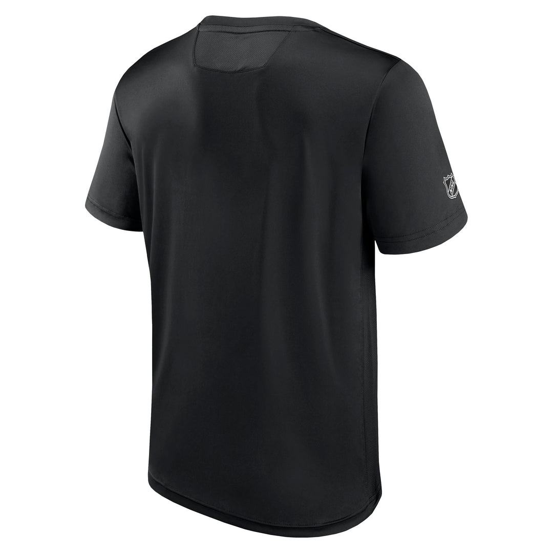 Edmonton Oilers Fanatics Authentic Pro Military Appreciation Black Tech T-Shirt
