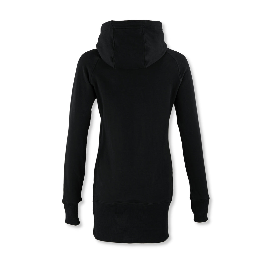 Edmonton Oilers Women's Flatout Apparel Black Kora Long Hoodie