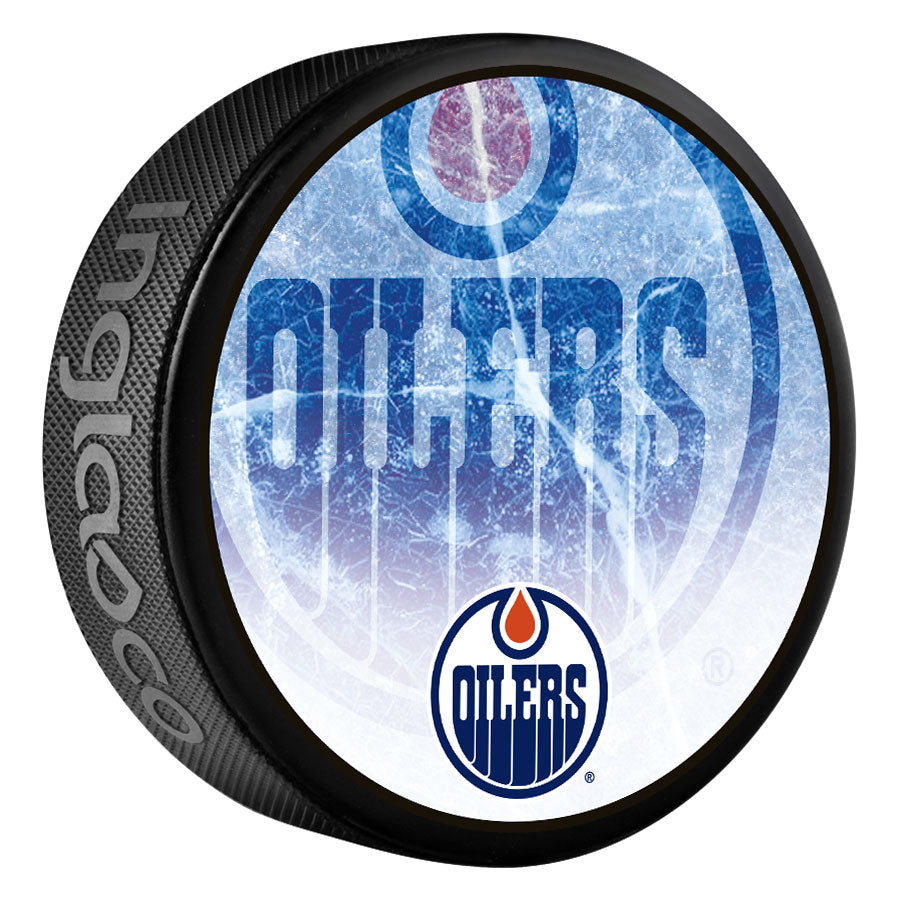 Edmonton Oilers Frozen Edition Puck