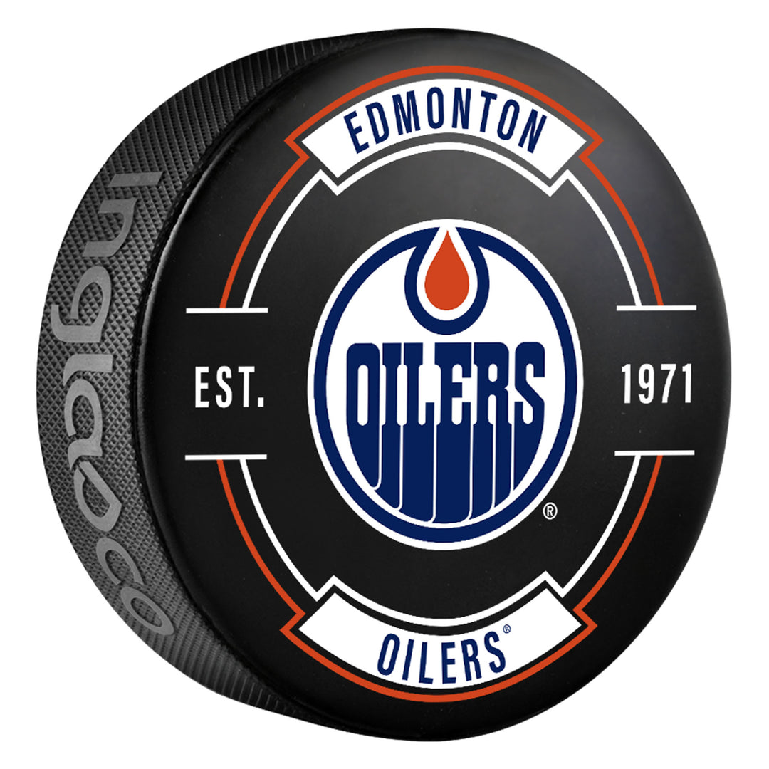 Edmonton Oilers Inaugural Edition Puck
