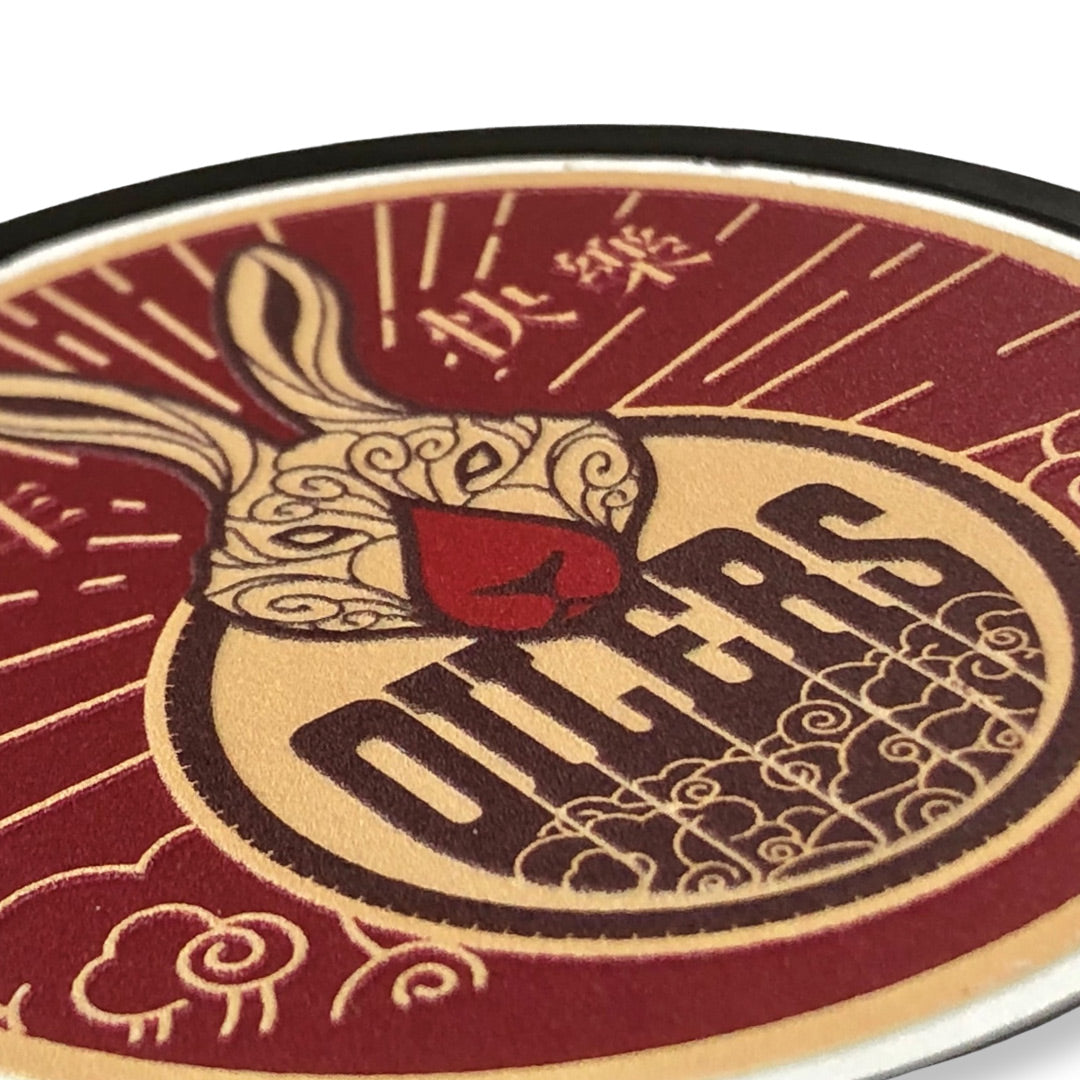 Edmonton Oilers Lunar New Year 2023 Textured Puck