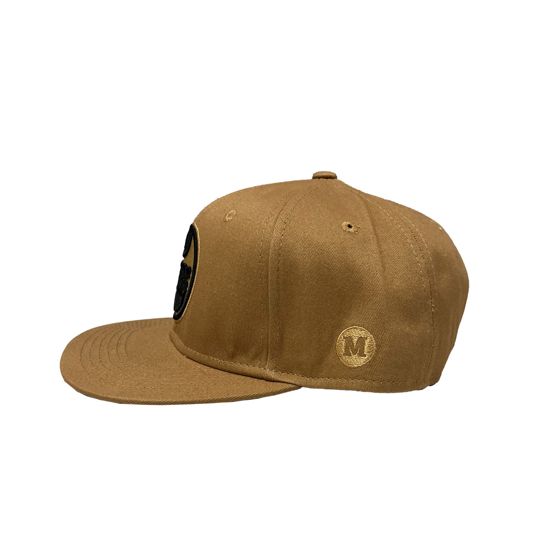 Edmonton Oilers Mammoth Tan & Black Snapback Hat