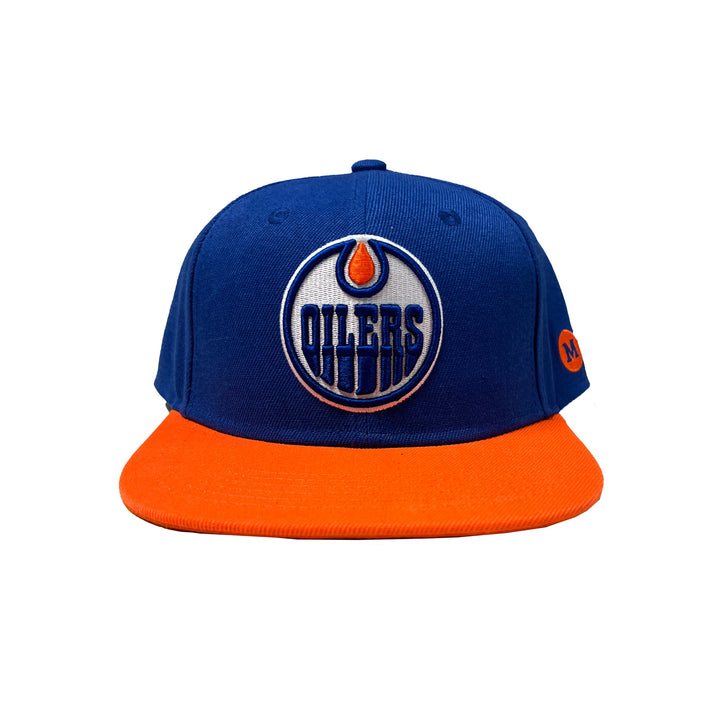 Edmonton Oilers Mammoth Royal & Orange Snapback Hat