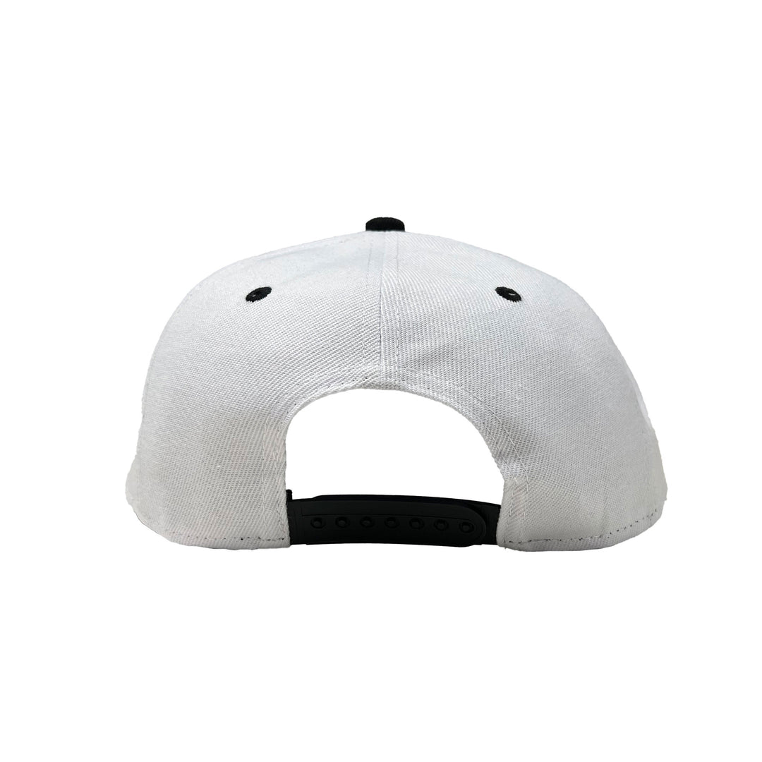 Edmonton Oilers Mammoth White & Black Snapback Hat