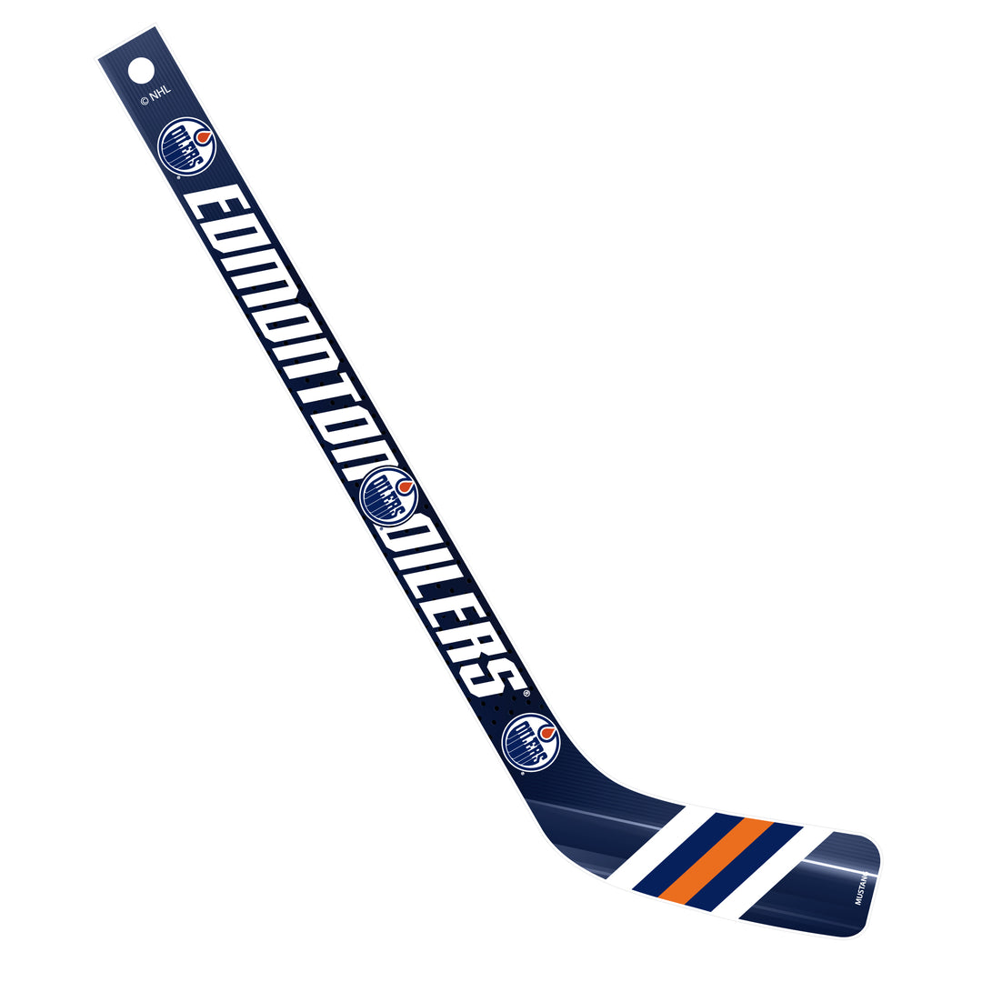 Edmonton Oilers Blue Primary Logo Flash Mini Stick