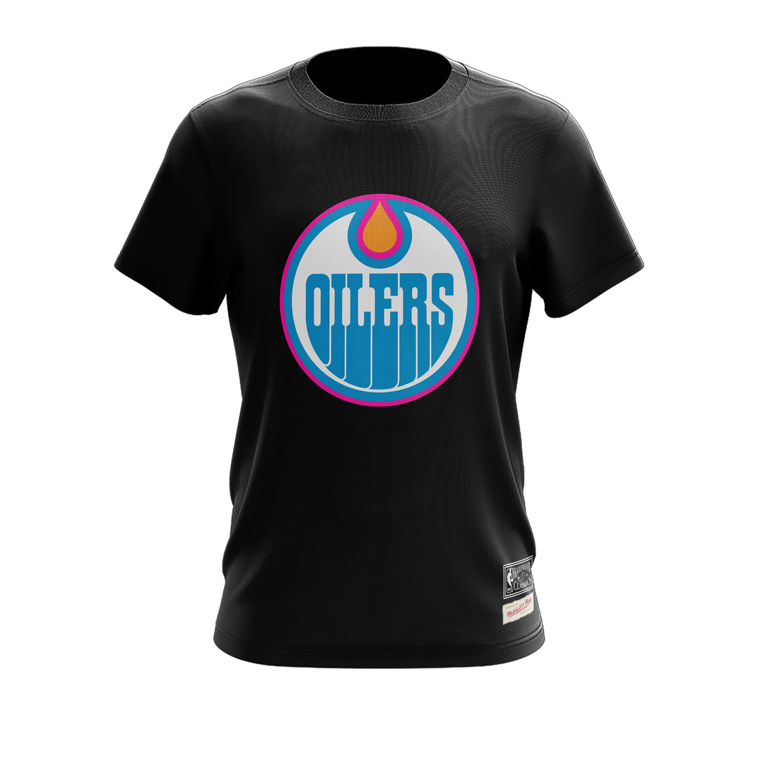 Edmonton Oilers Mitchell & Ness Bubbalicious Black T-Shirt