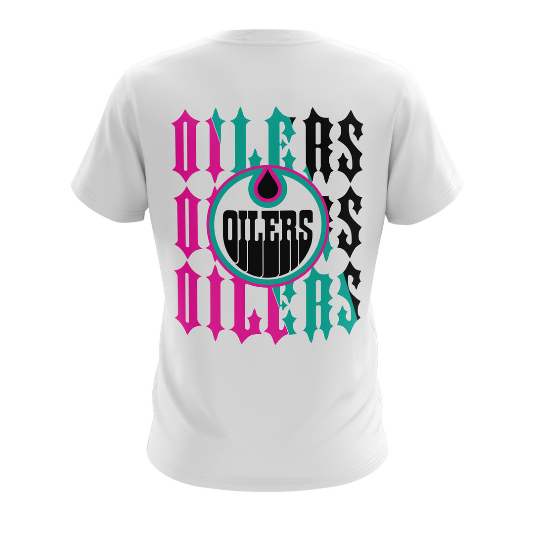 Edmonton Oilers Mitchell & Ness Good Trip White T-Shirt