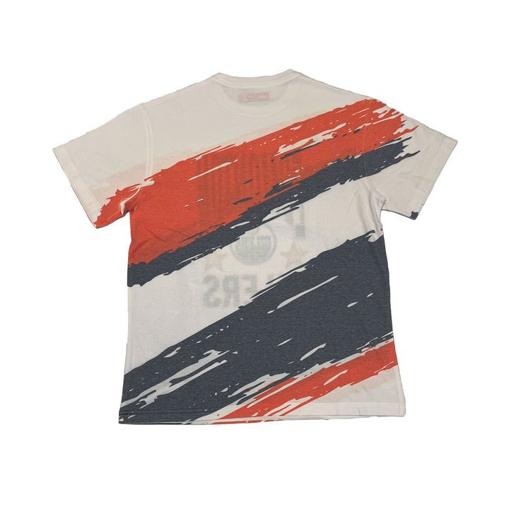 Edmonton Oilers Mitchell & Ness Paint Brush White T-Shirt