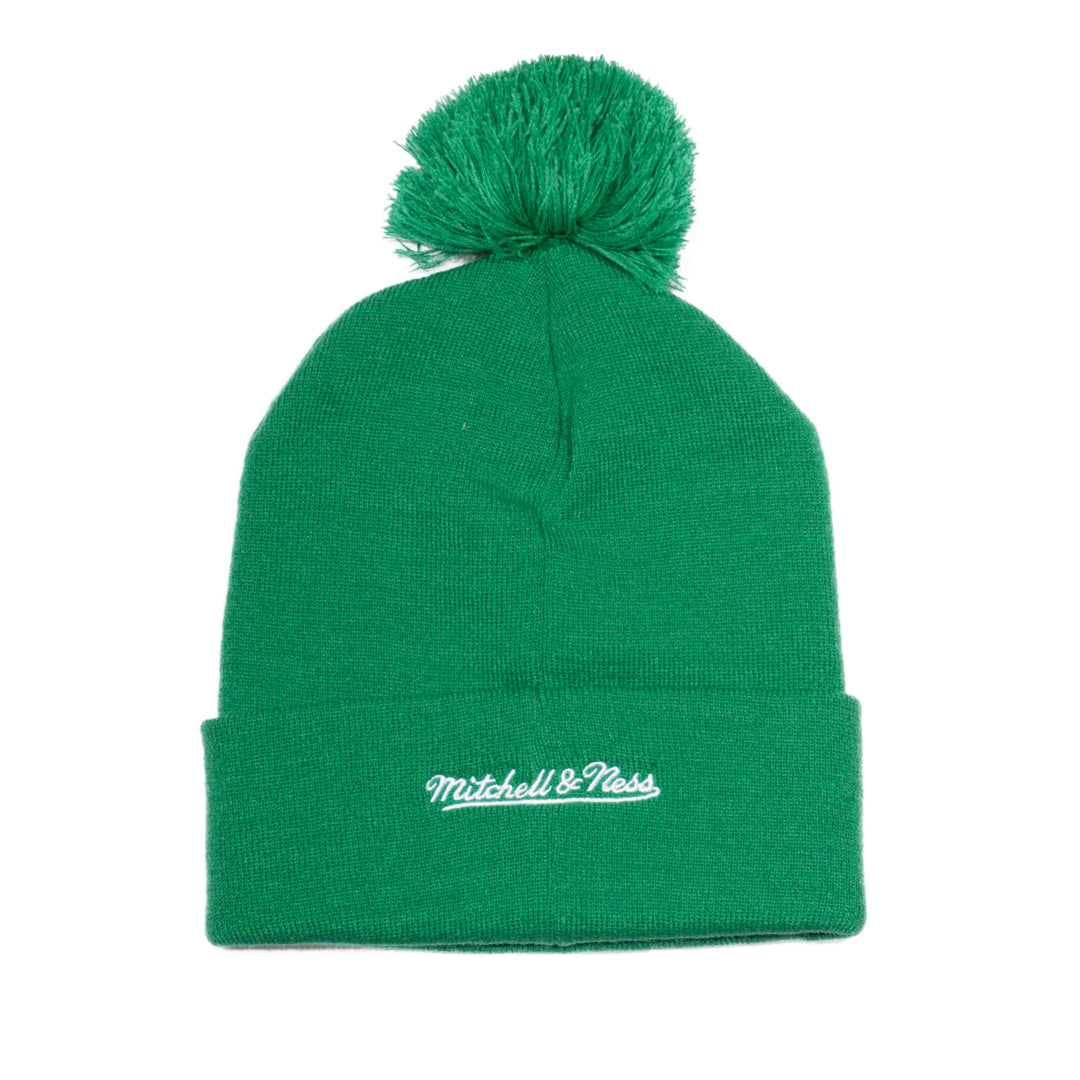 Edmonton Oilers Mitchell & Ness St. Patrick's Day Green Stout Toque w/ Pom