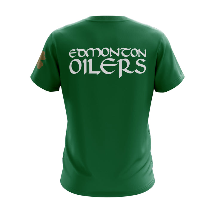 Edmonton Oilers Mitchell & Ness St. Patrick's Day Green Riverdance T-Shirt