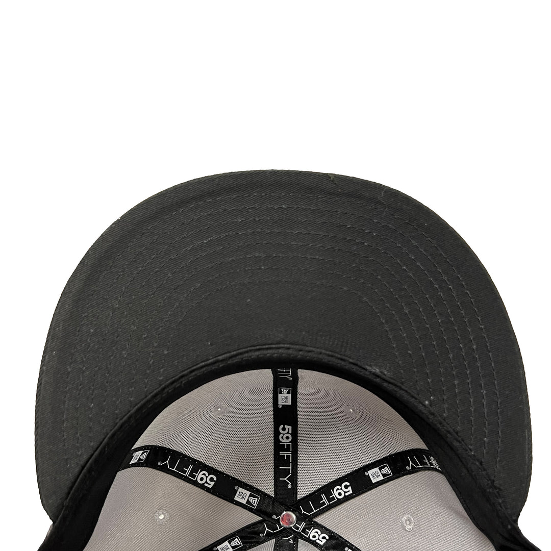 Edmonton Oilers New Era Grey & Black 59FIFTY Fitted Logo Hat