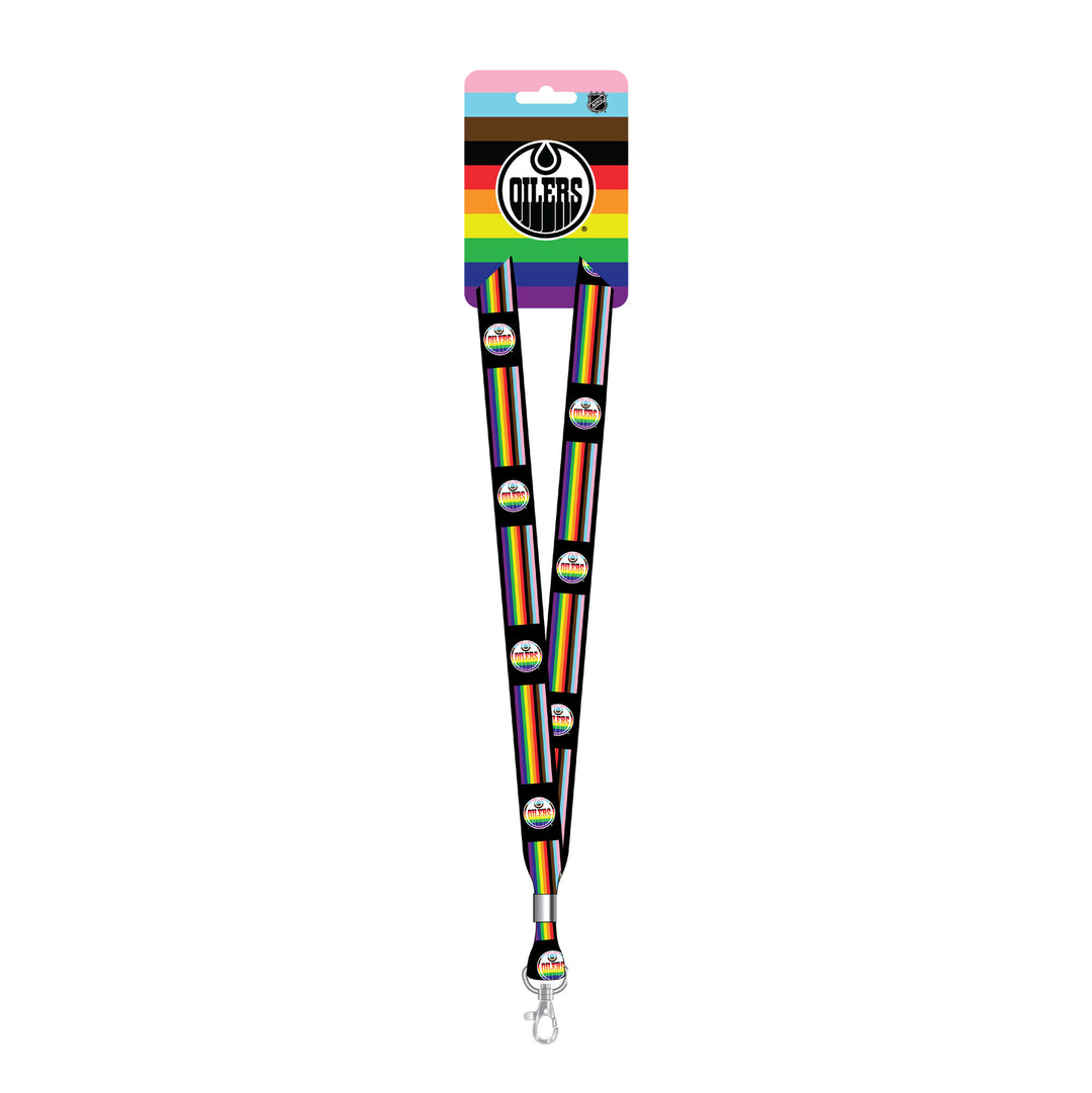 Edmonton Oilers Pride Sublimated Lanyard