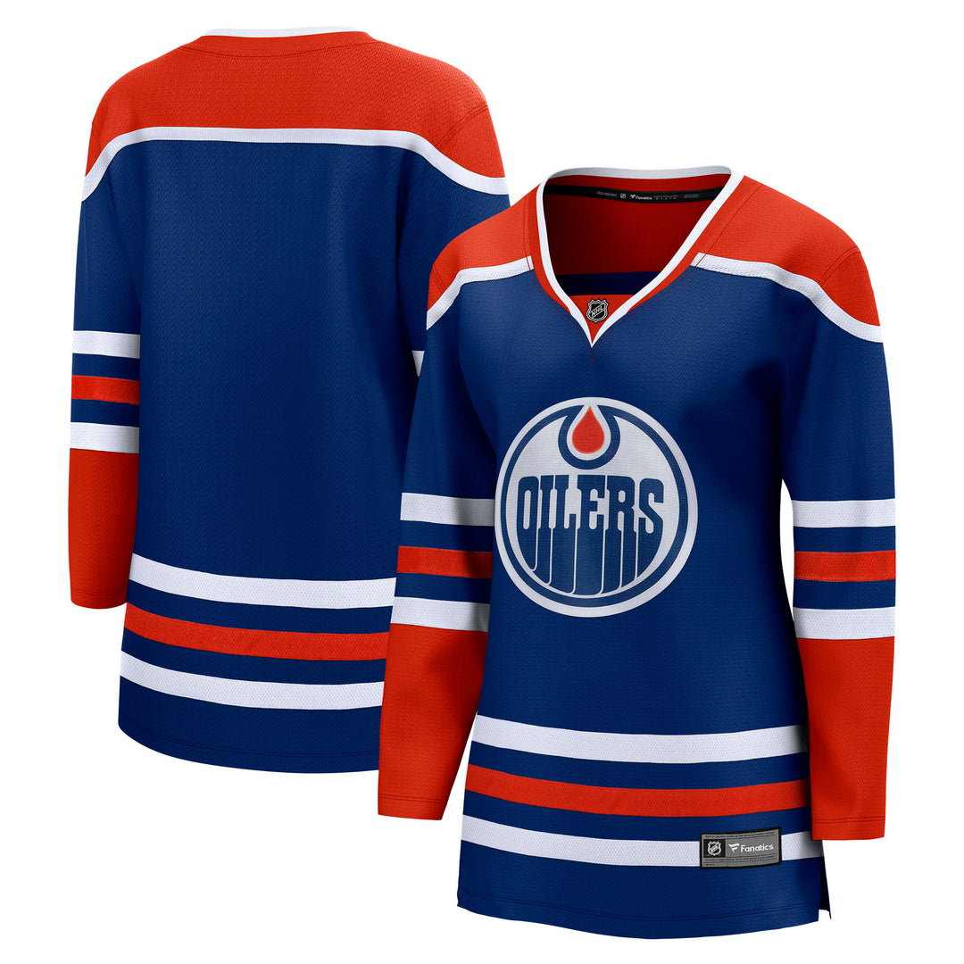 Edmonton Oilers Women's Fanatics Breakaway Royal Blue Home Jersey