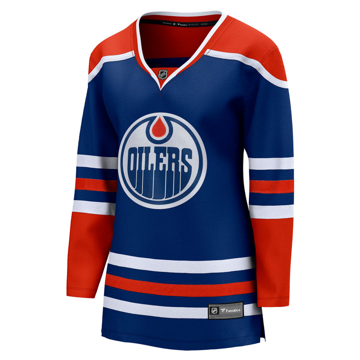 Edmonton Oilers Women's Fanatics Breakaway Royal Blue Home Jersey