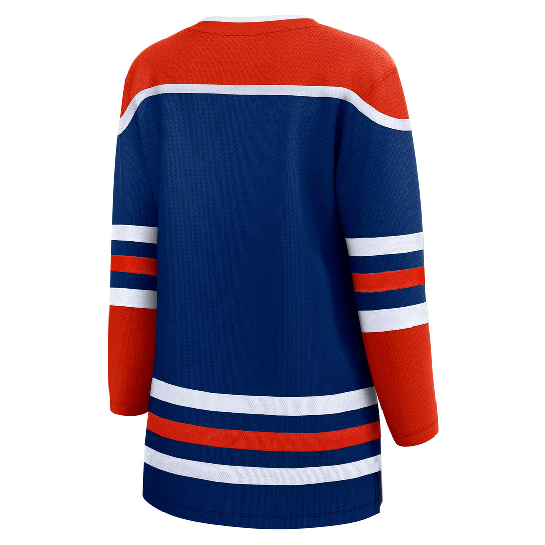 Edmonton Oilers Women's Fanatics Breakaway Royal Blue Home Jersey