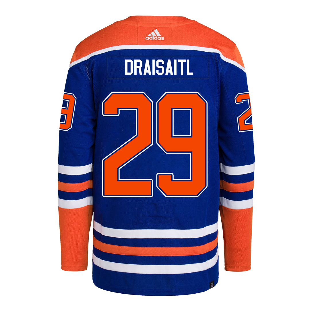 Leon Draisaitl Edmonton Oilers adidas Primegreen Authentic Royal Blue Home Jersey