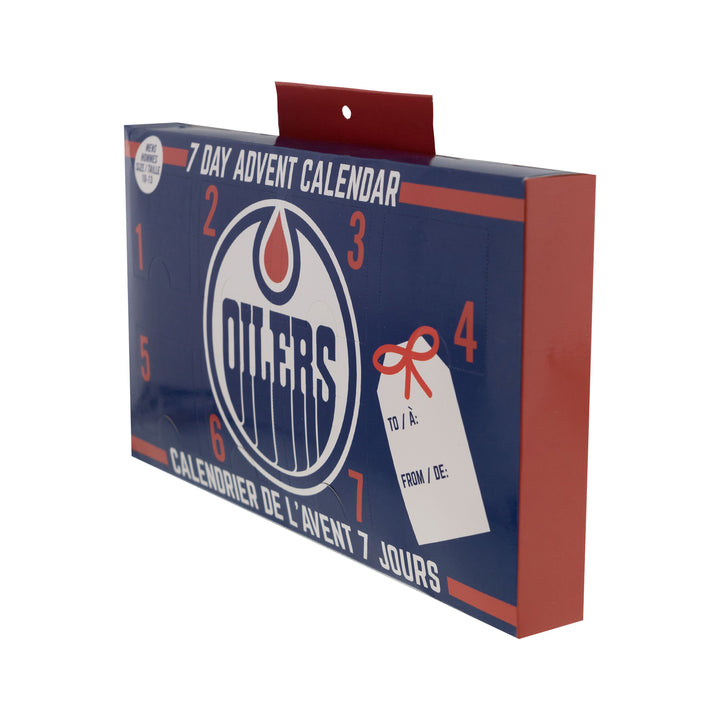 Edmonton Oilers 7-Pack Dress Socks Advent Calendar