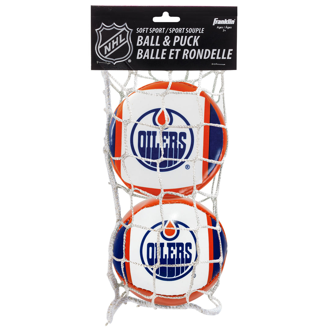 Edmonton Oilers Soft Sport Ball & Puck