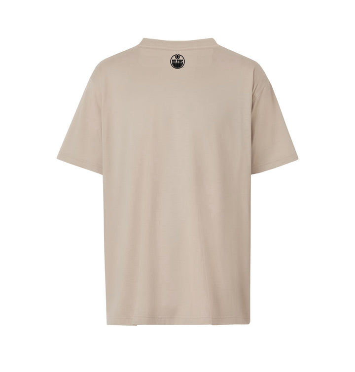 Edmonton Oilers DEFY Beige/Taupe T-Shirt