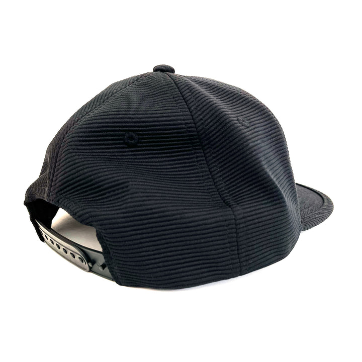 Edmonton Oilers Sportiqe Black Traveler Packable Snapback Hat