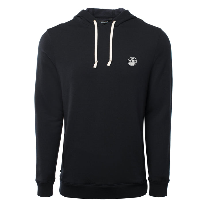 Edmonton Oilers TravisMathew Black Home Logo Cloud Hoodie