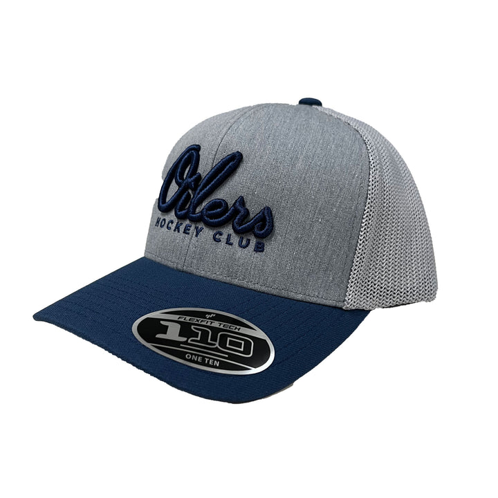Edmonton Oilers TravisMathew Back Country Heather Grey Adjustable Hat