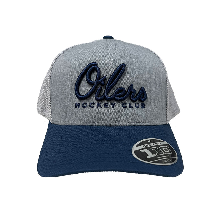 Edmonton Oilers TravisMathew Back Country Heather Grey Adjustable Hat