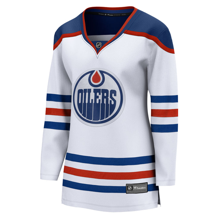 Edmonton Oilers Women's Fanatics Breakaway White Away Jersey