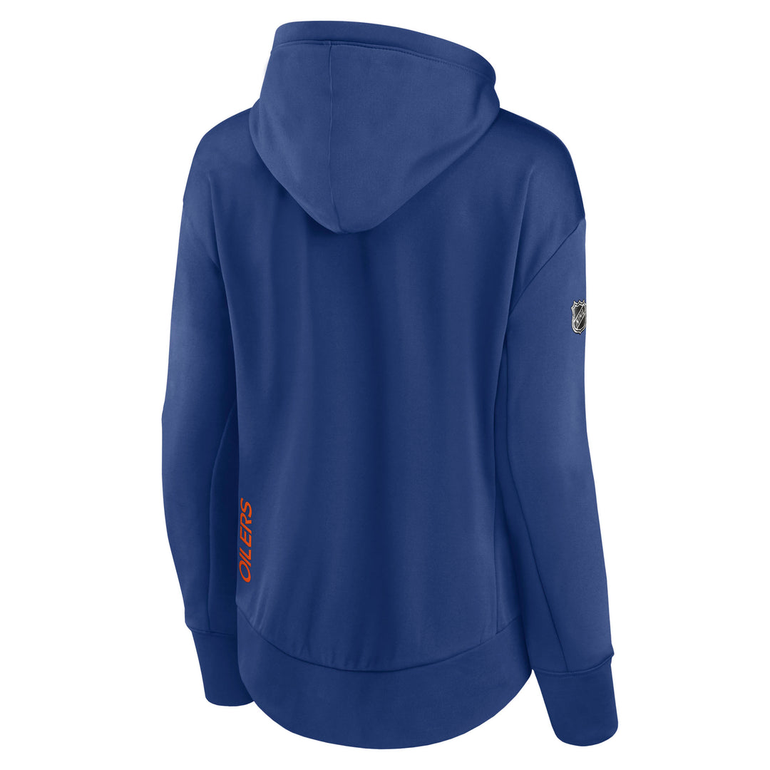 Edmonton Oilers Women's Fanatics Authentic Pro Scuba Cobalt Full Zip Hoodie