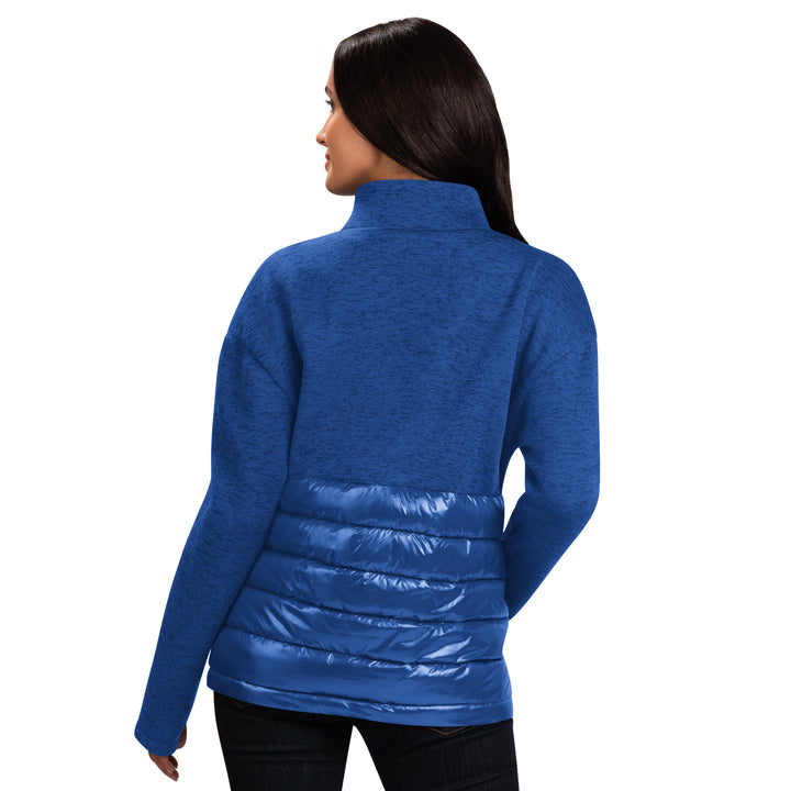 Edmonton Oilers Women's G-III Royal Pro Ball Half-Zip Jacket