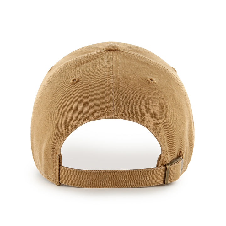 Edmonton Oilers '47 Khaki & White Clean Up Adjustable Hat