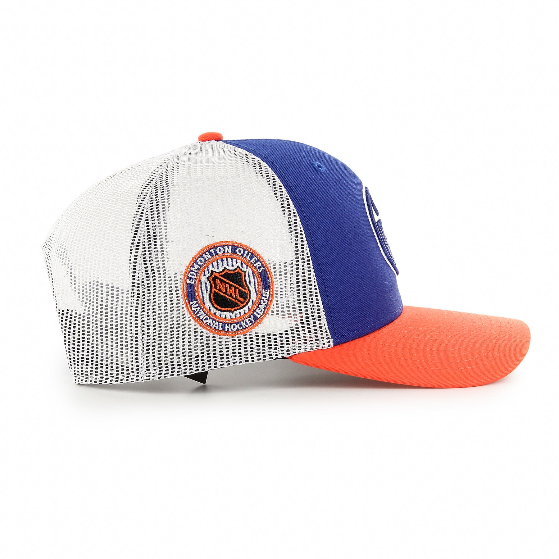 Edmonton Oilers PAINTBRUSH SNAPBACK Orange-White-Navy Hat