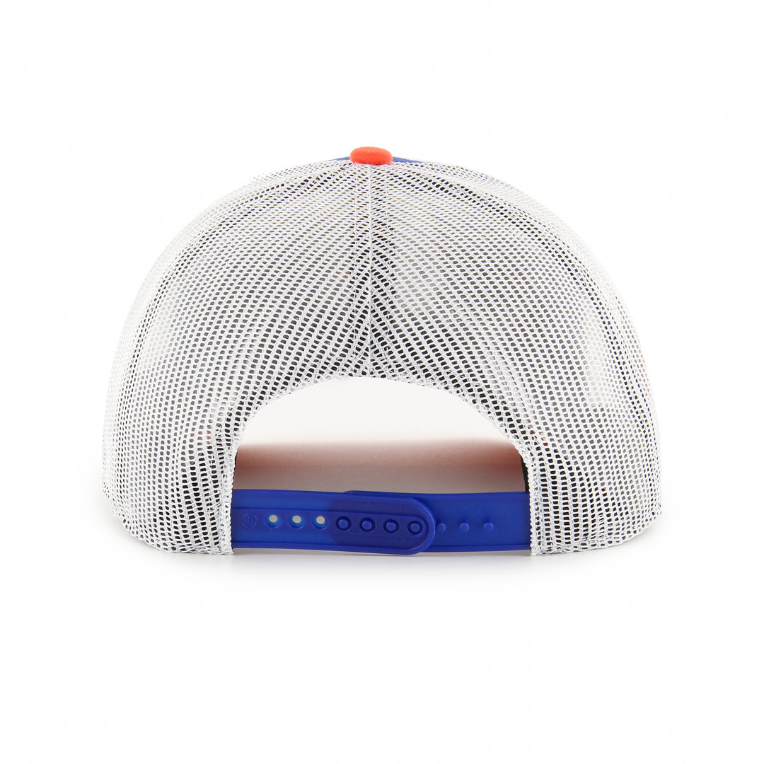 Edmonton Oilers '47 Blue & Orange Side Note Trucker Snapback Hat