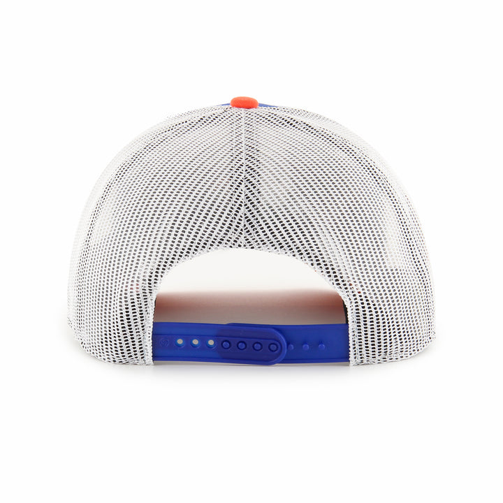 Edmonton Oilers '47 Blue & Orange Side Note Trucker Snapback Hat