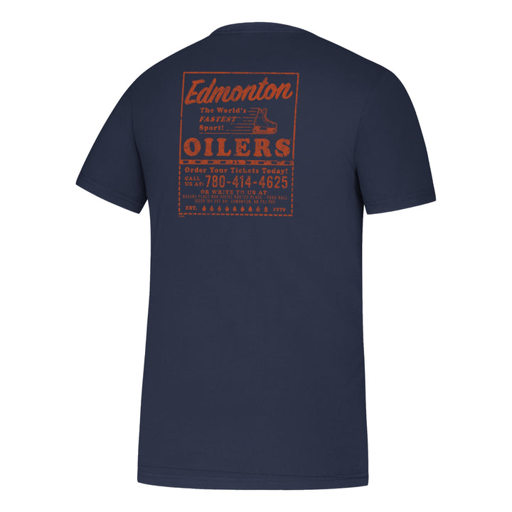 Edmonton Oilers adidas Navy "Truth in Advertising" T-Shirt