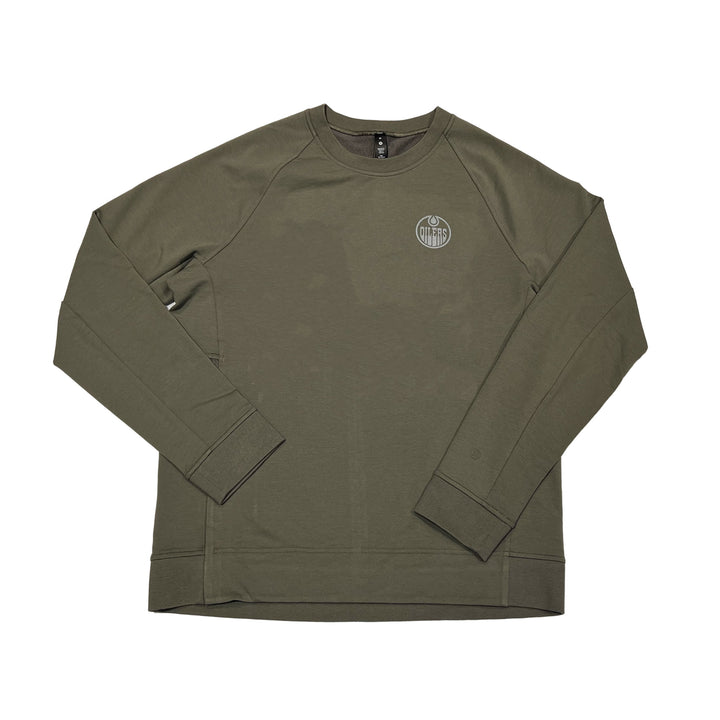 Edmonton Oilers lululemon City Sweat Green Crewneck Sweatshirt