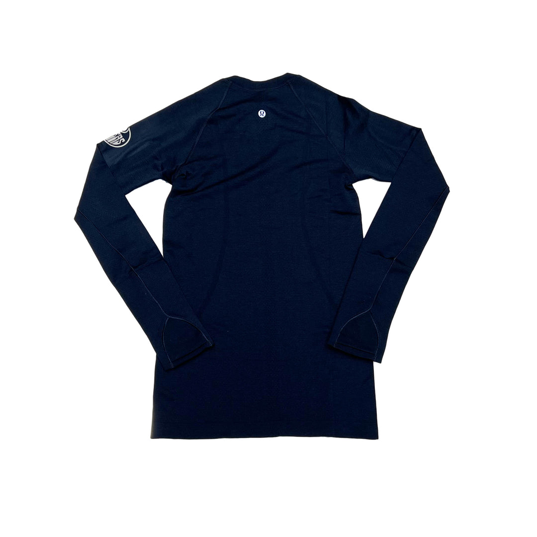 Edmonton Oilers Women's lululemon Swiftly Tech 2.0 Navy Long Sleeve T- –  ICE District Authentics