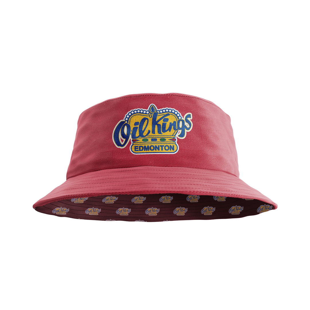 Edmonton Oil Kings Bardown Sports Red Bucket Hat