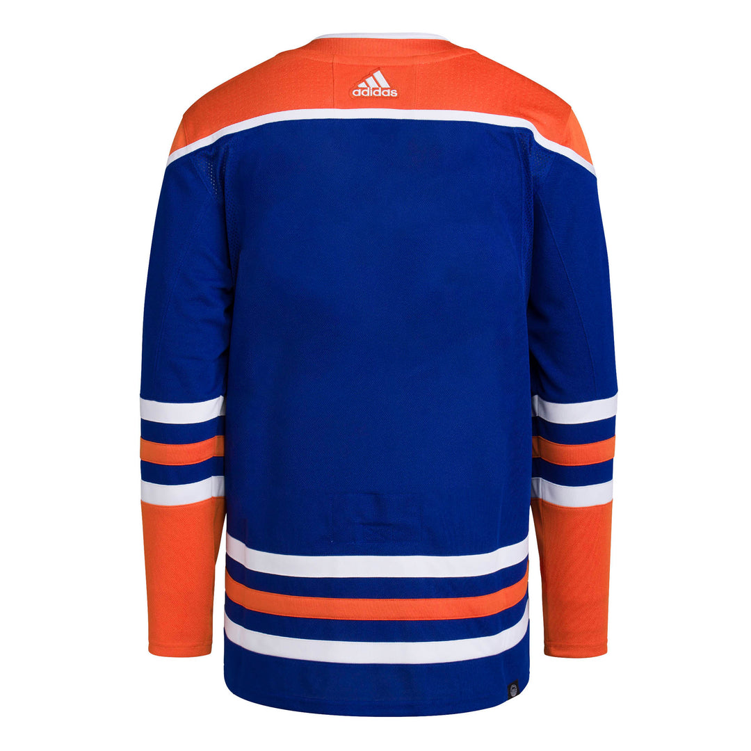 New Edmonton Oilers adidas Orange Authentic Blank Jersey